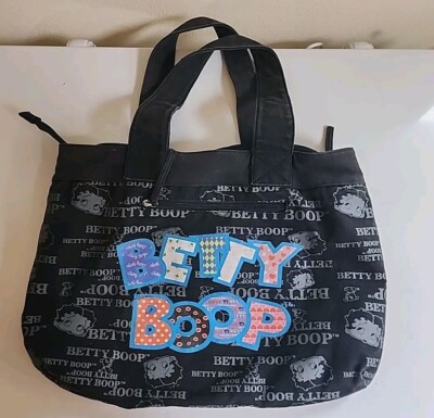 Betty Boop “Boop-Oop-A-Doop” Canvas Backpack Betty Boop Mini Black Backpack | eBay main image 2