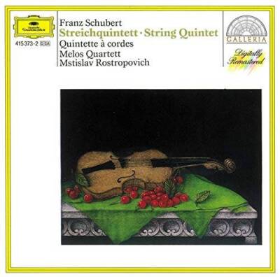 Schubert: String Quintet In C Major, D 956 - Audio CD By Wilhelm Melcher - GOOD