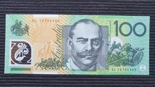 AUSTRALIA $100 2013 LAST PREFIX Stevens/Parkinson UNC Banknote EL13 764495
