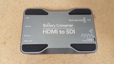 Blackmagic Design HDMI to SDI Battery Converter (No Power Cord) Powers On -Used- | eBay