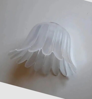 Diffusore Per Paralume PATIKIL Diametro 24 Cm | Foglio Rotondo In Acrilico 2mm, Bianco Satinato, Fai Da Te - 2