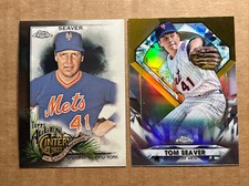 Tom Seaver 2022 Topps Chrome Allen&Ginter & Diamond Greats Baseball Cards. Mets