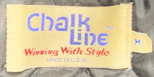 Chalk Line Vtg NCAA Purdue Boilermakers Quilt Lined Satin Bomber Jacket Size M - Picture 10 of 10