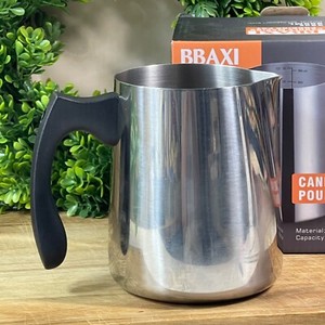 Metal Pouring Pot Candle Making Wax Melting Jug Pitcher 32 oz Stainless Steel