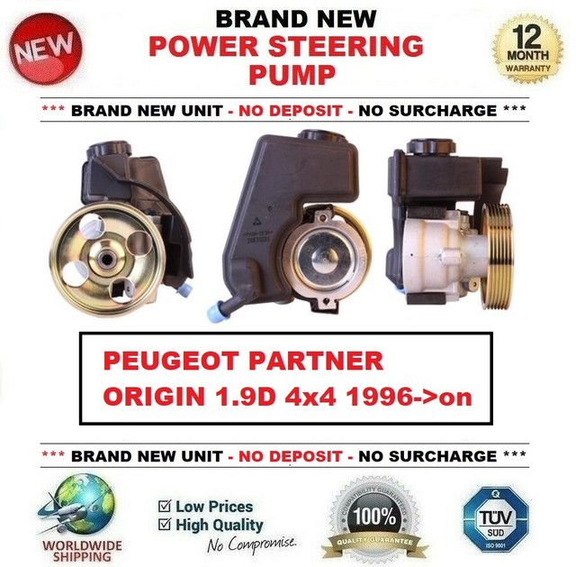 Brand New POWER STEERING PUMP for PEUGEOT PARTNER ORIGIN 1.9D 4x4 1996