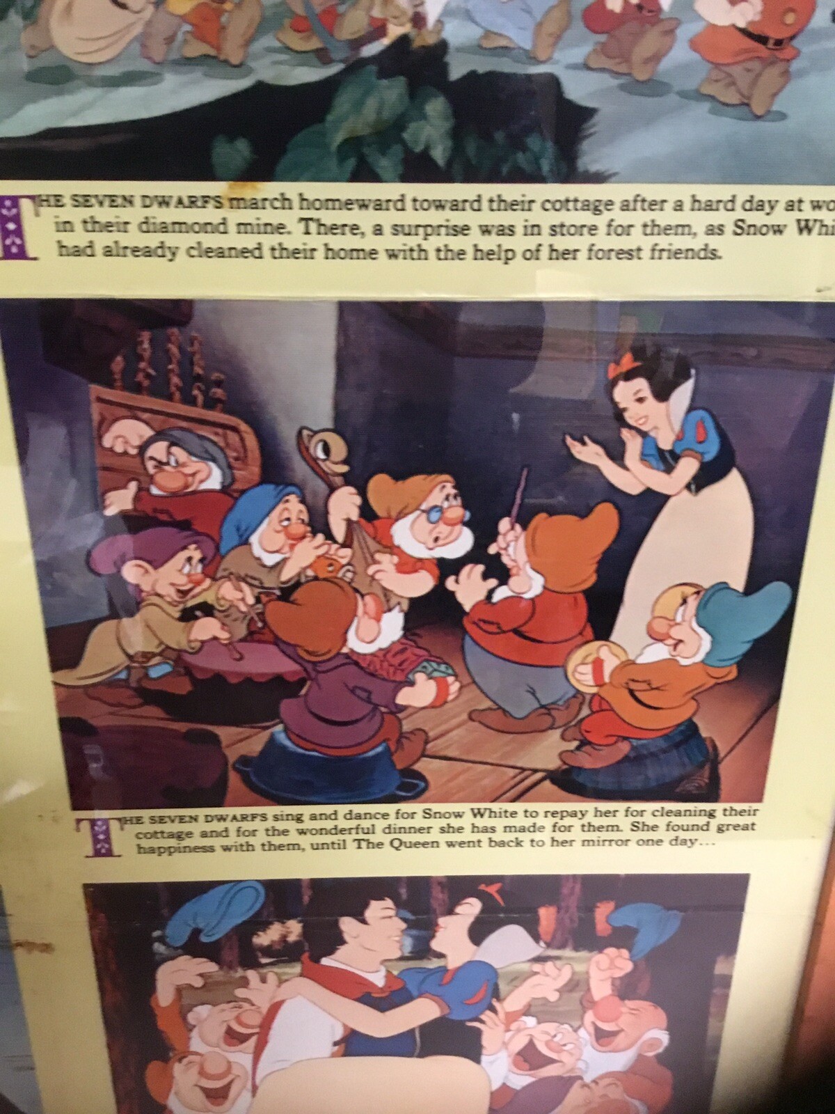 Rare Vintage 1967 Walt Disneys Snow White and the seven dwarfs original ...