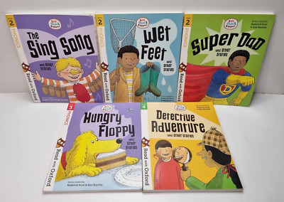 Biff Chip And Kipper Oxford Reading Tree Mixed Stages 5 Books Phonics Stories