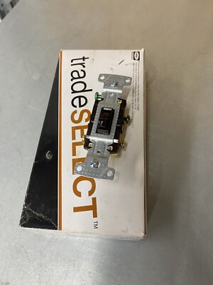 (10) Hubbell Trade Select RS615, Brown, 3way switches