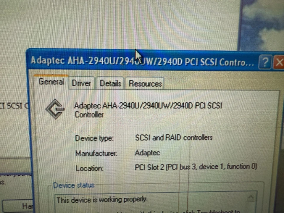 Adaptec AHA-2940W/2940UW PCI SCSI Controller BIOS v2.20.0 917306-18 Host Adapter - Image 3 of 4
