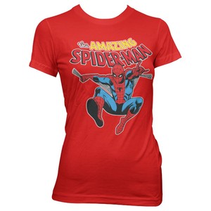 camisetas del hombre araña para mujer