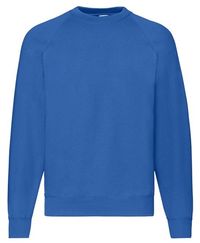 Fruit of the Loom Classic Raglan Plain Sweatshirt Jumper Casual Workwear SS270 - Picture 27 of 28