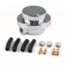 For Carburetor Engine 1-6 PSI Adjustable Fuel Pressure Regulator Kit Universal 