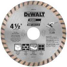 DeWalt High Performance Diamond Blade- DW4725