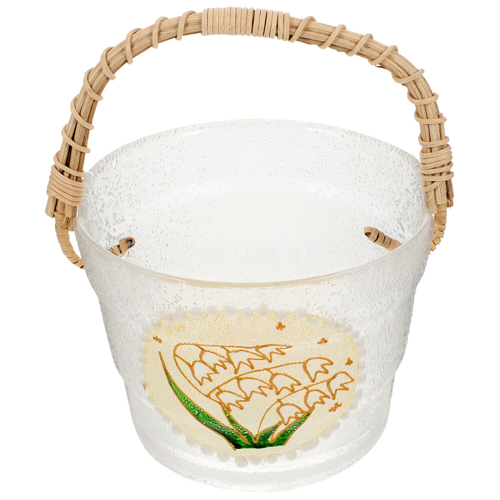 3 PCS Wooden Handpainted Glass Fruit Bucket Cocktail Ice Buckets eBay