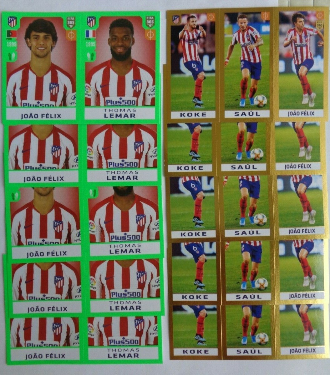 10 lot Joao FELIX Reg # 85 & Gold # 86 Rookie RC Sticker PANINI