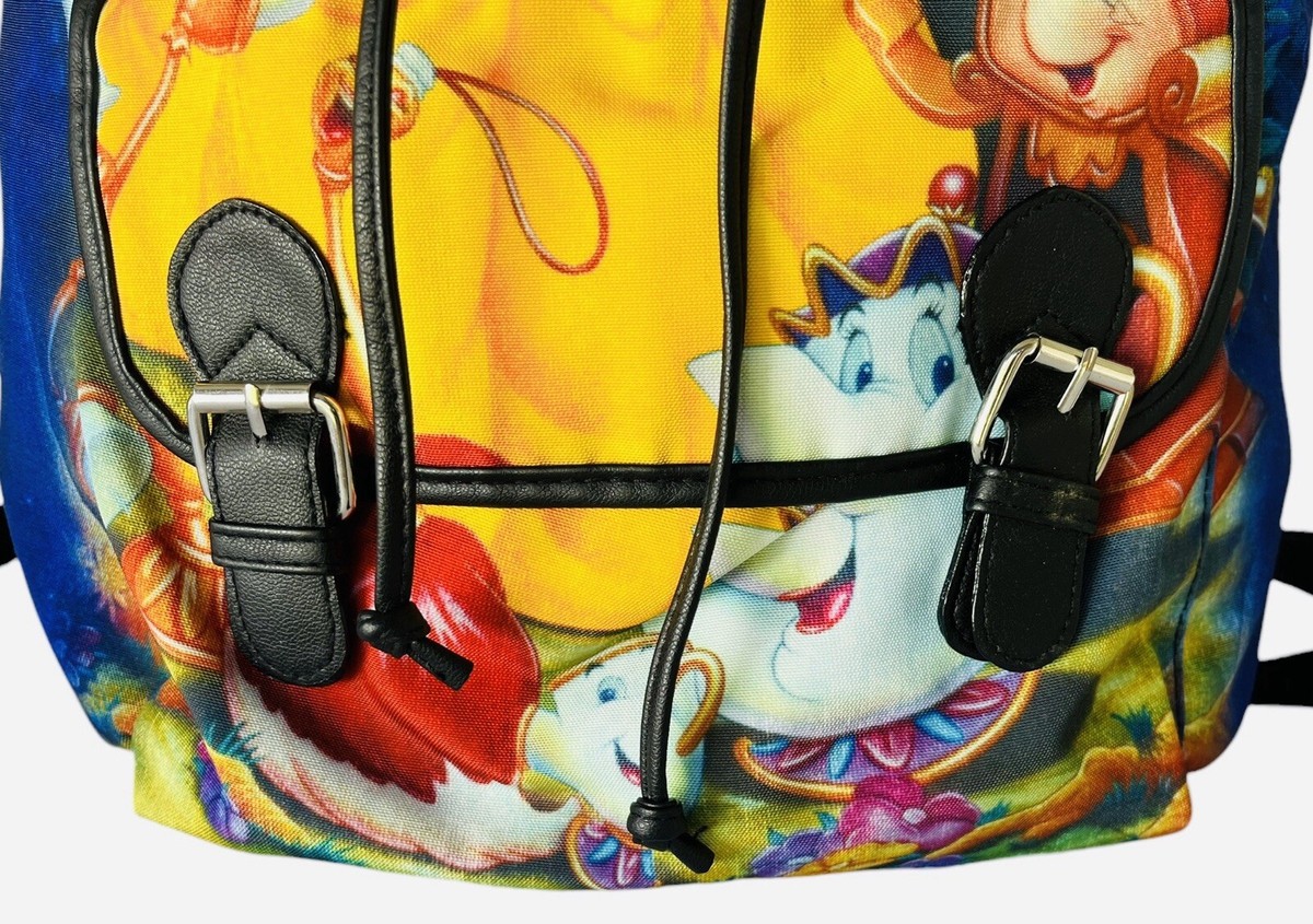 Disney Loungefly Beauty and the beast backpack drawstring Our enchanting new Beauty and the Beast mini backpack (LE  main image 3