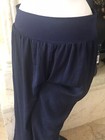 NWT $148 Nic+ Zoe comfortable Elastic waist wide leg  Pants  ( L ) — photo 9