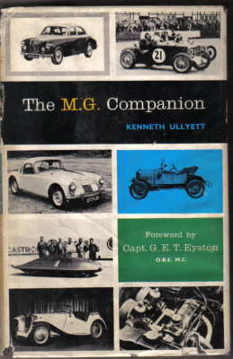 MG Companion by Ullyett World Record attempts Technical hints Magnette MGA +