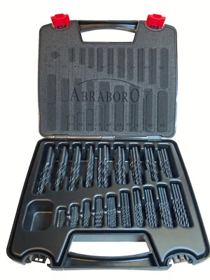 ABRABORO NEU! PROFI-MetallBohrer-Magazin 170 teilig, HSS-R 1-10mm DIN338, Spiralbohrer