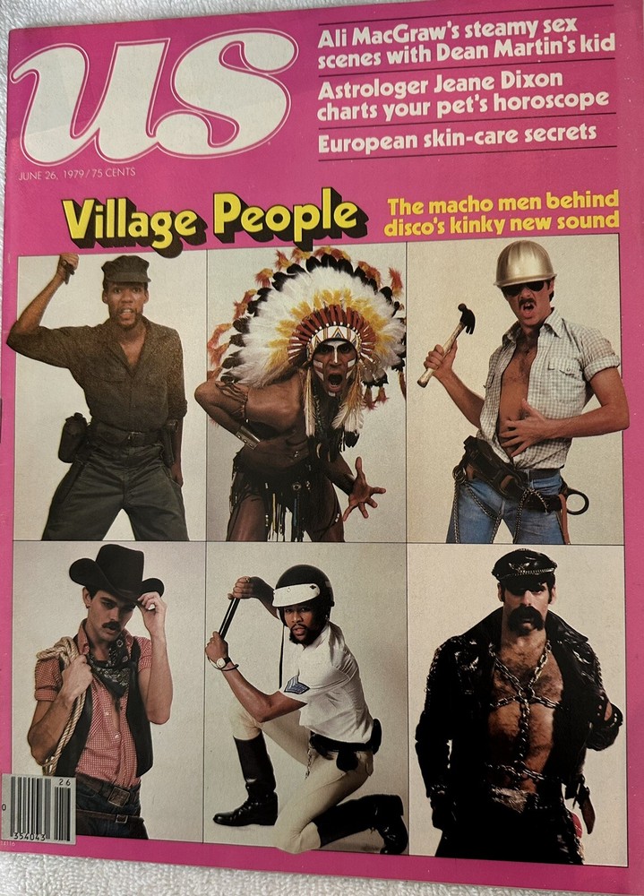 US MAG: The Original Village People On Cover; June 26, 1979  BN In Coltr SLVe ,