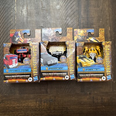 Transformers Rise of the Beasts Autobots Unite BUMBLEBEE OPTIMUS PRIME BARRICADE