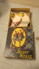 Vintage BONNY WEANS Guaranteed Hosiery Box with 3 Pair Socks of Size - 3 1/2 Pas