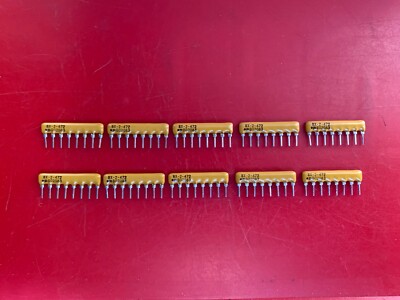 10x 4608X-102-472 BOURNS RESISTOR ARRAY 4 RES 4.7K OHM 8 PIN SIP 8X-2-472