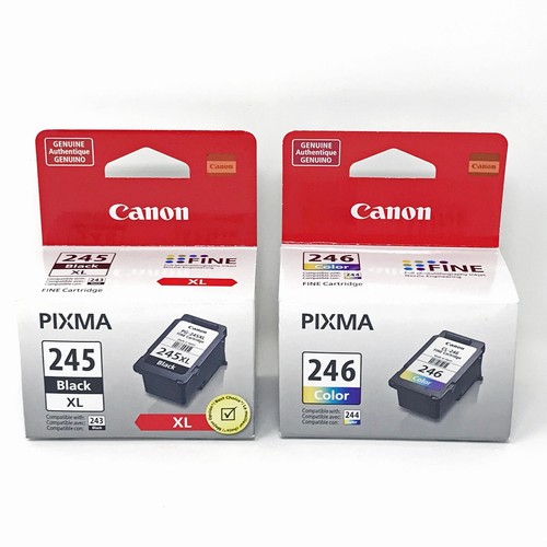 Lot of 2 New Canon PG-245XL CL-246XL 
