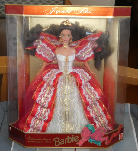 POUPEE BARBIE EDITION SPECIALE 1997 JOYEUSES FETES NEUVE DANS SA BOITE