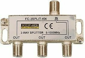 Sdoppiatori e miscelatori Konig per decoder, satellitari e DTT