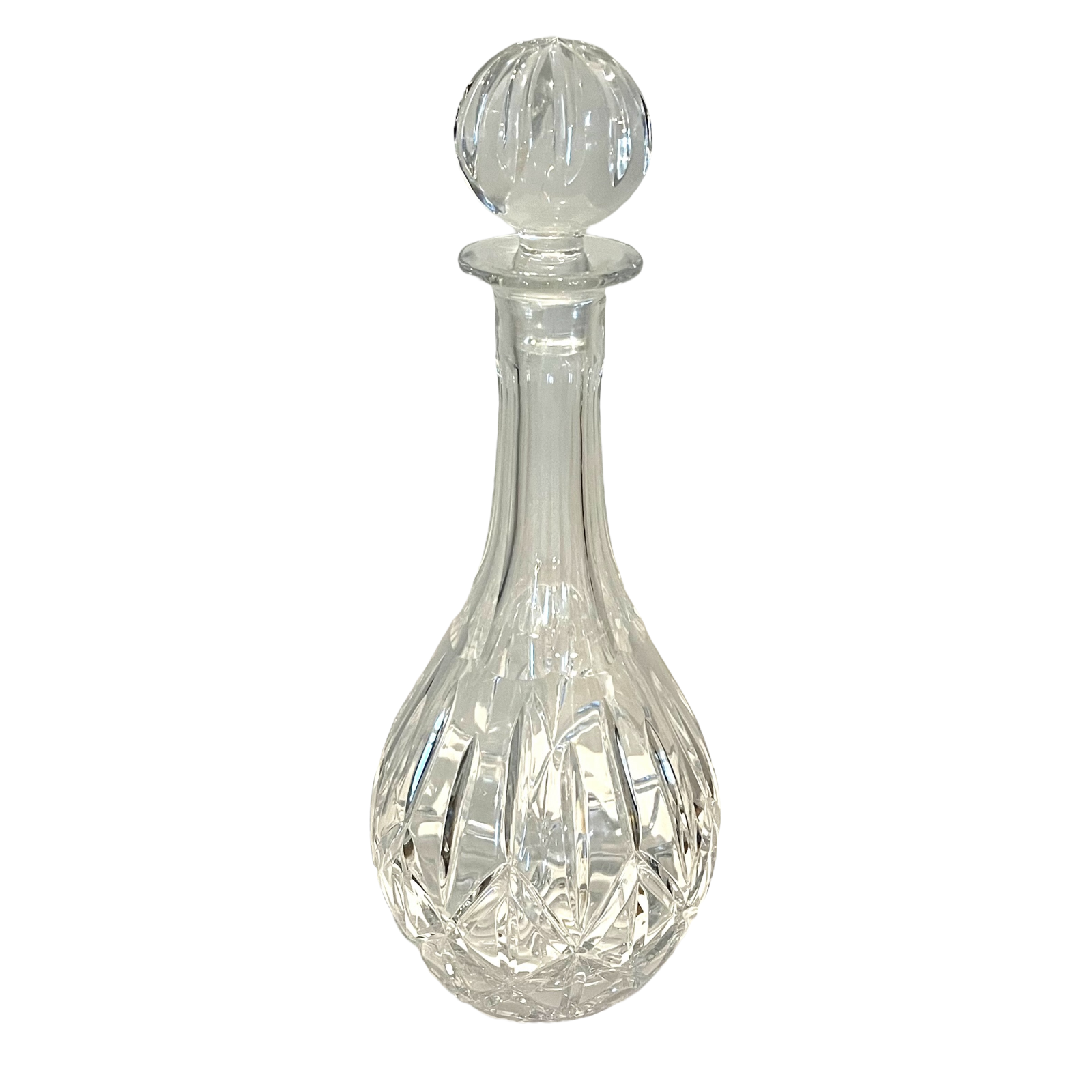 Block Cut Crystal Decanter Stopper 13
