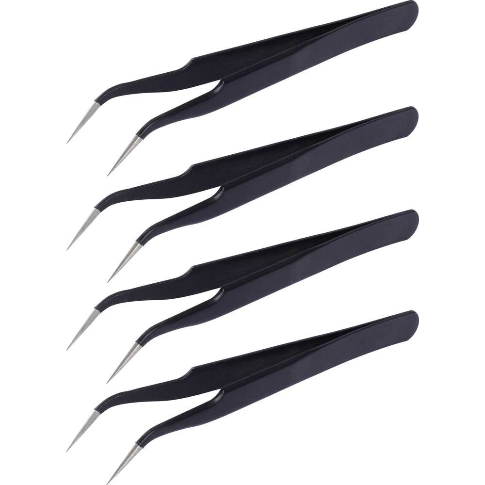 Pince brucelle ESD antistatique Quadrios 25EC175 outillage de précision CMS