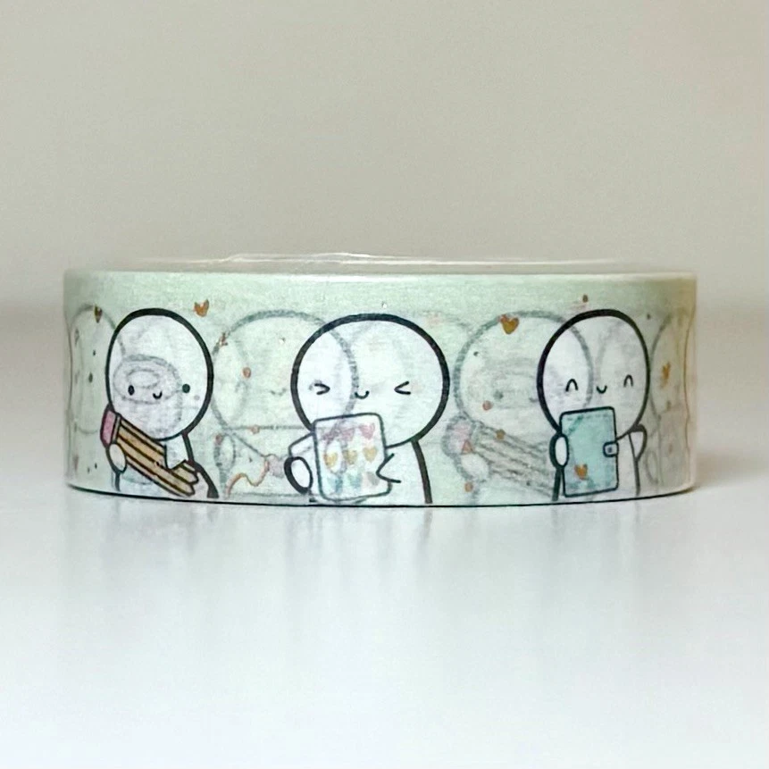 NEW The Coffee Monsterz Co TCMC Planning Time 2.0 15mm Washi Tape Roll - Image 2 of 3