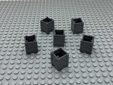 Lego 6x Kiste 61780 grau dunkel Kontainer  Zubehör / BG-084