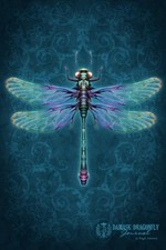 DAMASK DRAGONFLY JOURNAL By Brigid Ashwood  BRAND NEW 