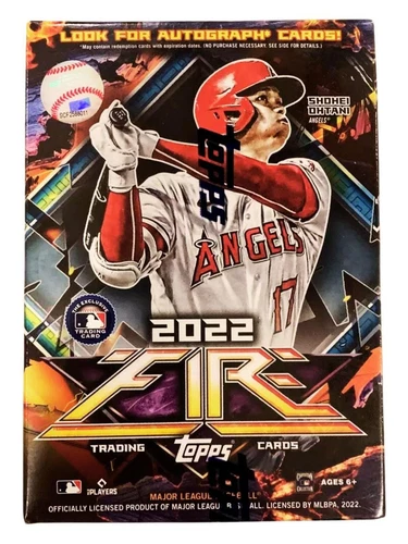 2022 Topps Fire Baseball Blaster Box