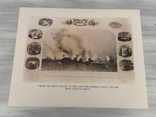 First Navel Conflict Between Iron Clad Vessels US NAVY Photo Print 20" X 16"