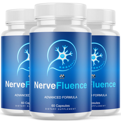 (3 Pack) NerveFluence Advanced Nerve Support Max Strength Nerve Fluence 180 Caps