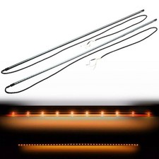 Recon 26414xs Big Rig Strobing 62 Led Side Running Light Bars Whiteamber