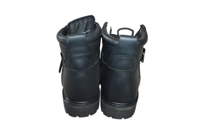 New River Road Crossroads Buckle Boots Black Leather Biker  display picture 1