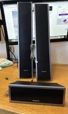 SONY SS-TS82 Left and Right Channel Front Tower Speakers + SS-CT80 Speaker