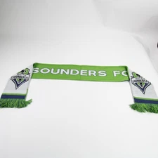 Seattle Sounders FC Ruffneck Scarf Scarf Unisex Gray/Lime Green Used