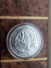 2024 TUDOR Beasts Seymour Unicorn Silver Bullion Coin 2oz In Protective Capsule