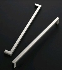 10 Pack 12-3/5 Square Cabinet Pulls Satin Nickel Handles NEW