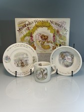 Wedgwood Beatrix Potter Mrs Tiggy Winkle 3 Piece Nursery Set - Mug Plate  Bowl