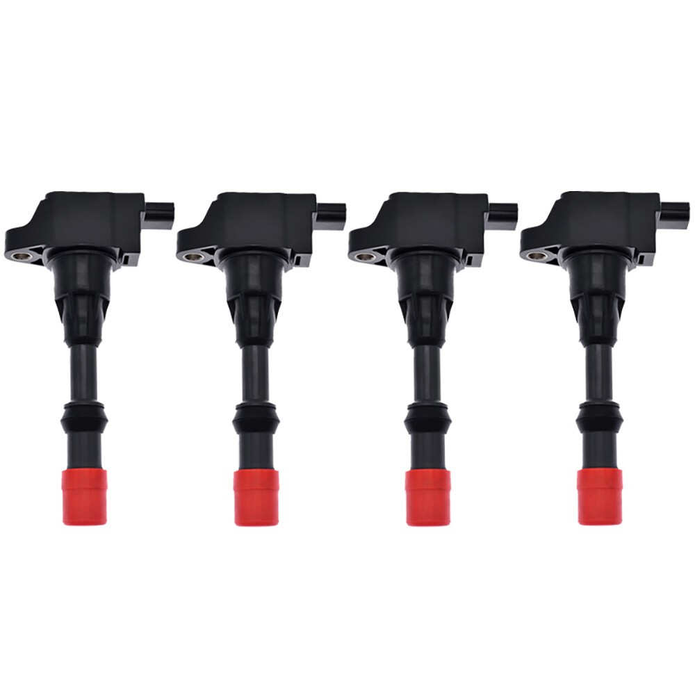 4Pcs Ignition Coils 30520-PWA-S01 For 2006-2009 2010 2011 Honda Civic 1.3L L4