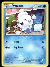Vanillite 31/99 Next Destinies Pokemon Card