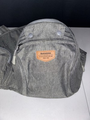 SUNVENO Ergonomic Baby Carrier Infant Baby Hipseat - Grey