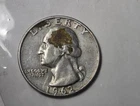 1962-D  Circulated Silver Washington Quarter (K108)