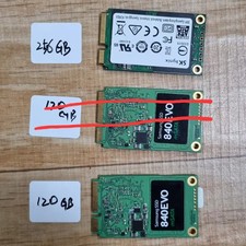 Samsung MSATA SSD 256GB, 120GB Used Good Condition